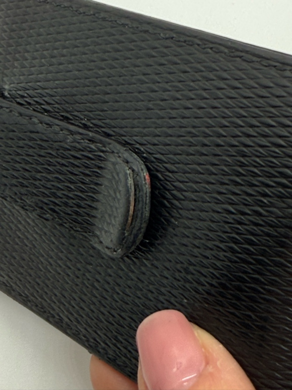 Tumi Black Leather Money Clip Card Case - Picture 5 of 8